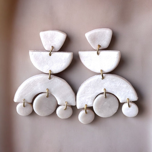 Pendientes Sofia Blancos