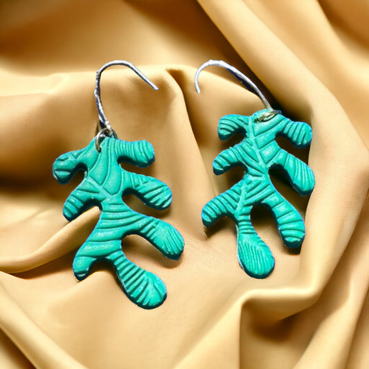 Pendientes Aloe verdes